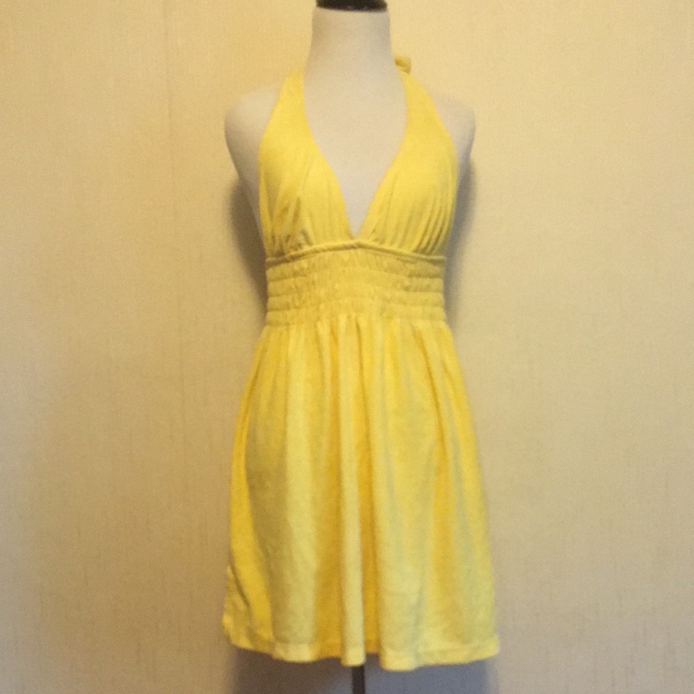 Yellow Terry Cloth Baby Phat Summer Dress